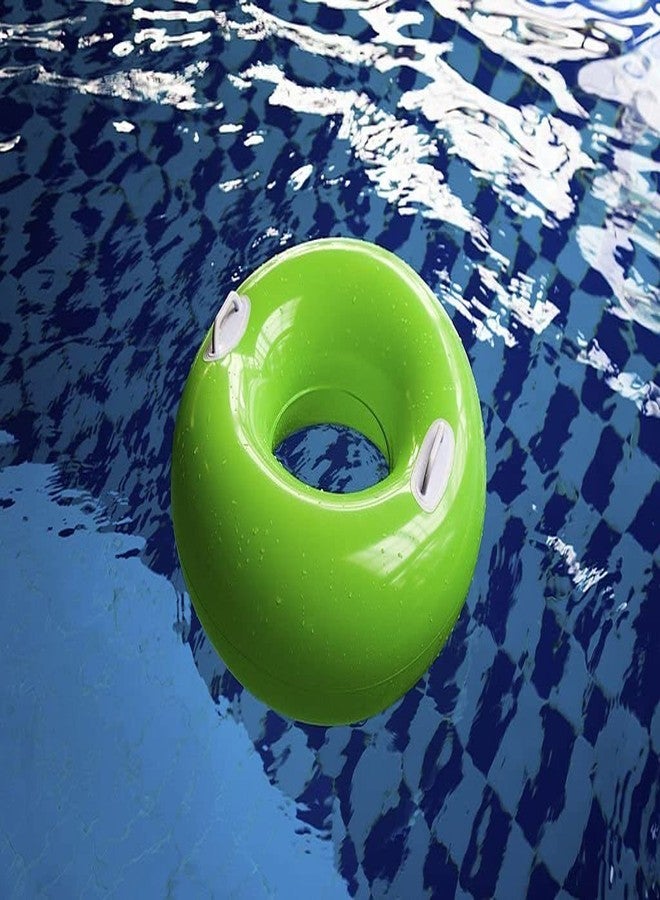 Skyzone Inflatable Swim Ring Plastic Mini Circle Gift Cup Holder for Kids Children Floating Water Playing Toys - Image 2